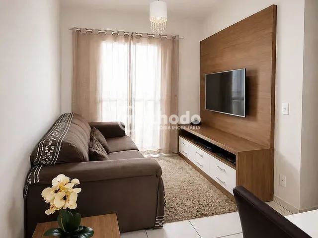 Apartamento com 68m² 2 quartos e 1 banheiro, à venda, no bairro Residencial Cosmos em Campinas