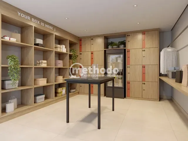 Apartamento com 42m² 2 quartos e 1 banheiro, à venda, no bairro Mansões Santo Antônio em Campinas
