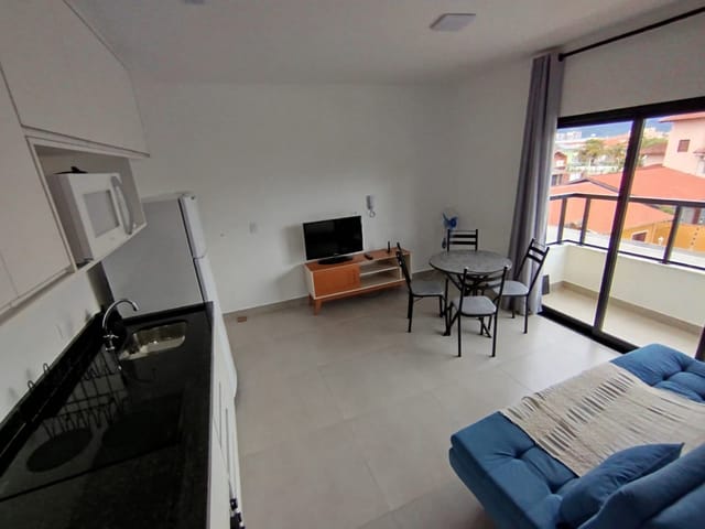 Foto do Apartamento - Studio para Locação Mobiliado, 1 dormitório, 1 vaga, 36m², Indaiá - Caraguatatuba/SP | Necta Serviços Imobiliários Ltda