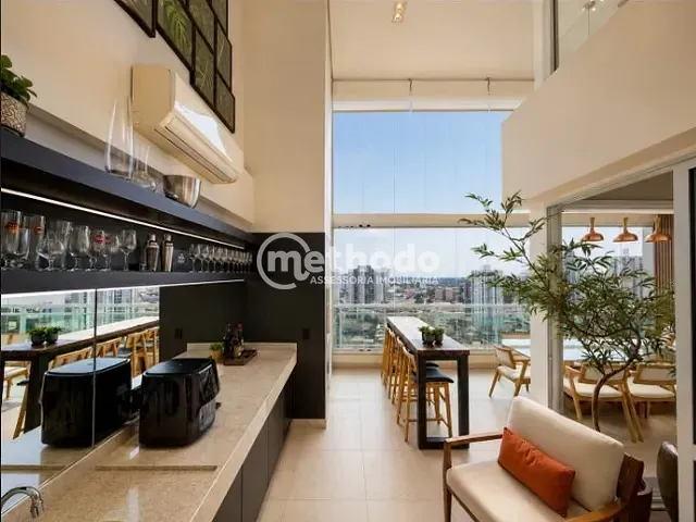 Apartamento com 184m² 4 quartos e 6 banheiros, à venda ou para alugar, no bairro Taquaral em Campinas