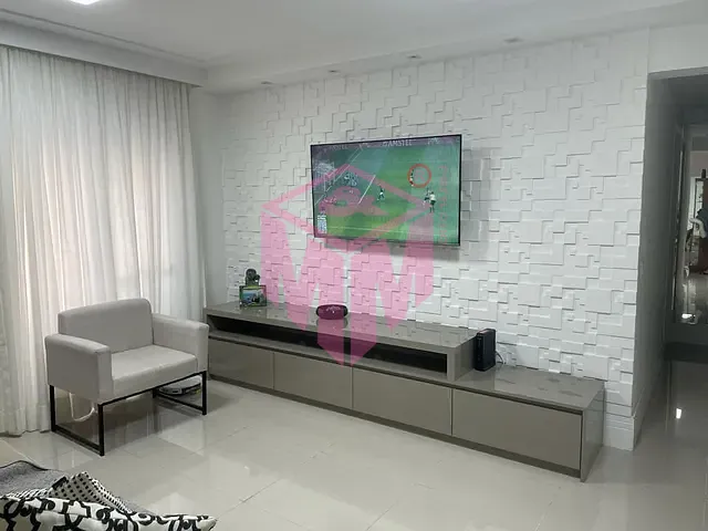 Apartamento com 128m² 3 quartos e 3 banheiros, à venda, no bairro Centro em Santo André