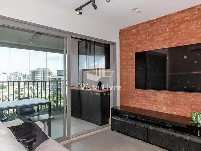 Apartamento com 51m² 1 quarto e 2 banheiros, à venda, no bairro Indianópolis em São Paulo