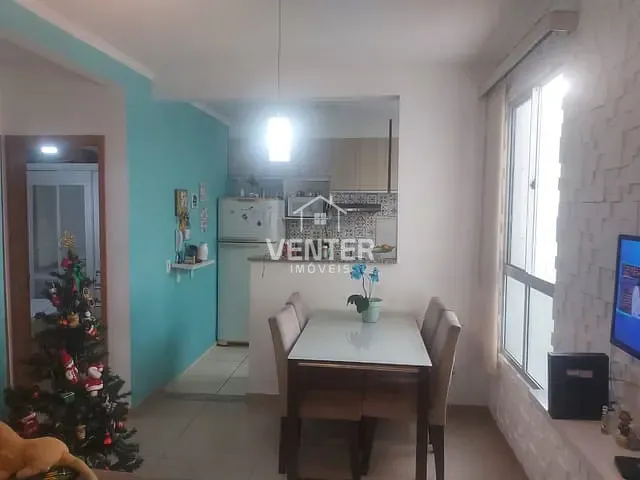 Apartamento com 48m² 2 quartos e 1 banheiro, à venda, no bairro Residencial Sítio Santo Antônio em Taubaté