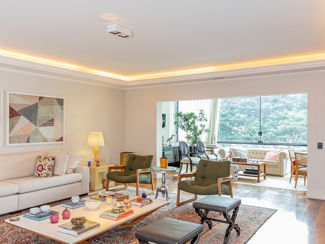 Apartamento com 306m² 4 quartos e 5 banheiros, à venda, no bairro Indianópolis em São Paulo