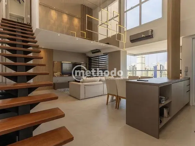 Apartamento com 84m² 1 quarto e 2 banheiros, à venda ou para alugar, no bairro Cambuí em Campinas