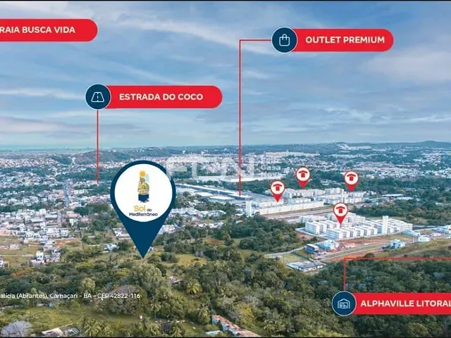 Apartamento 2 quartos e 1 banheiro, à venda, no bairro Malícia (Abrantes) em Camaçari