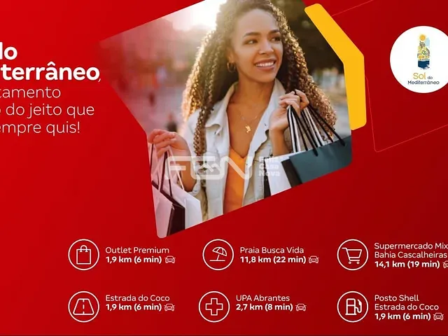 Apartamento 2 quartos e 1 banheiro, à venda, no bairro Malícia (Abrantes) em Camaçari
