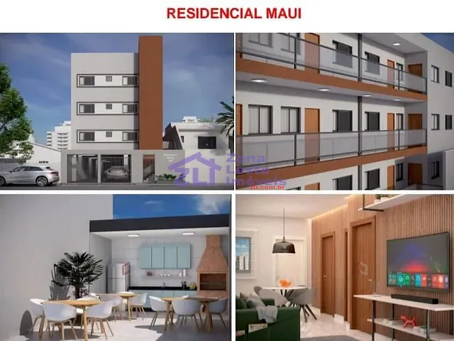 Apartamento com 36m² 2 quartos e 1 banheiro, à venda, no bairro Vila Antonieta em São Paulo