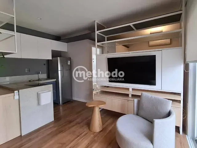 Apartamento com 39m² 1 quarto e 1 banheiro, à venda ou para alugar, no bairro Cambuí em Campinas