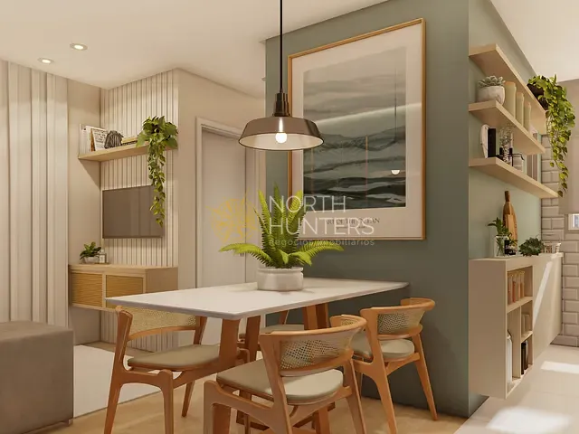 Apartamento 2 quartos e 2 banheiros, à venda, no bairro Boehmerwald em Joinville