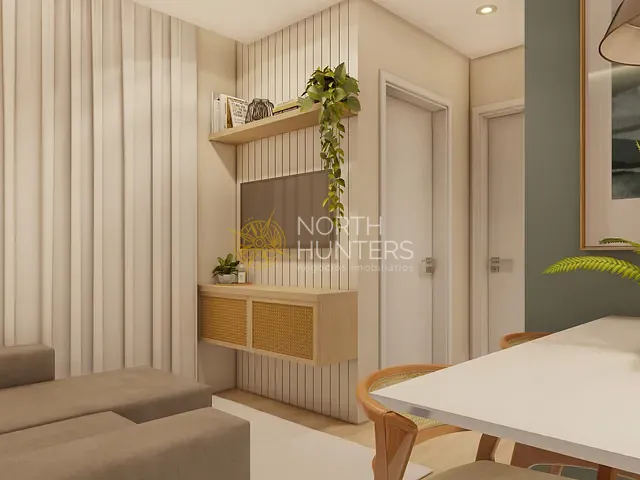 Apartamento 2 quartos e 2 banheiros, à venda, no bairro Boehmerwald em Joinville