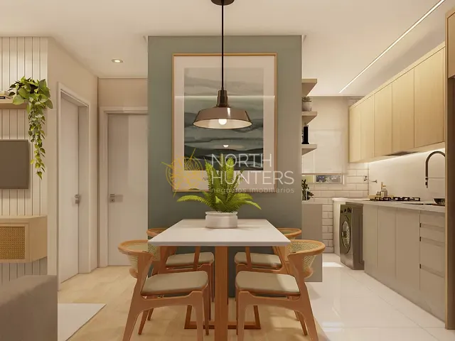 Apartamento 2 quartos e 2 banheiros, à venda, no bairro Boehmerwald em Joinville