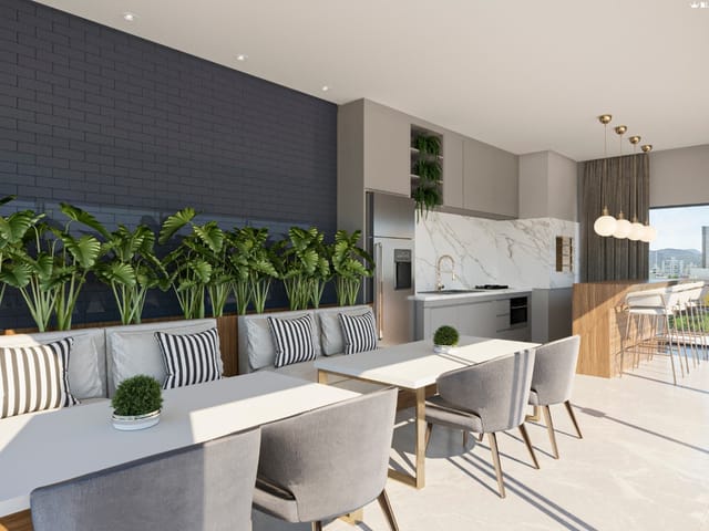 Apartamento com 215m² 3 quartos e 4 banheiros, à venda, no bairro Meia Praia em Itapema