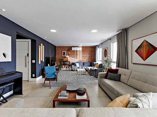 Apartamento com 210m² 3 quartos e 4 banheiros, à venda, no bairro Vila Olímpia em São Paulo