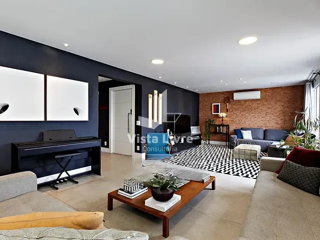 Apartamento com 210m² 3 quartos e 4 banheiros, à venda, no bairro Vila Olímpia em São Paulo