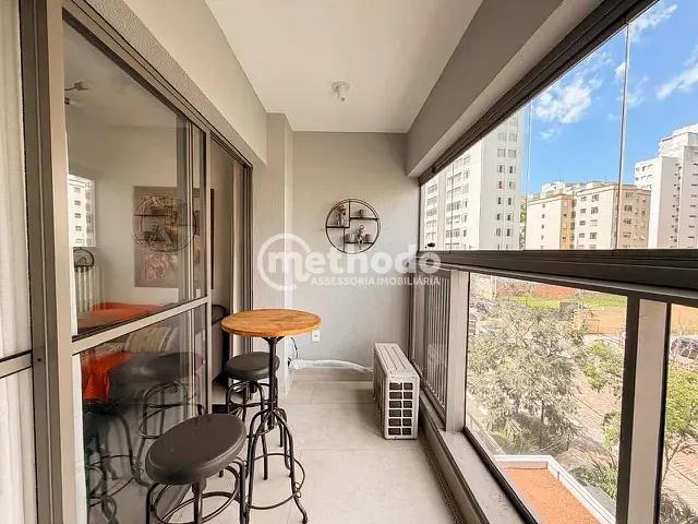 Apartamento com 40m² 1 quarto e 1 banheiro, à venda, no bairro Cambuí em Campinas
