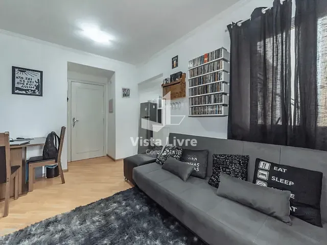 Apartamento com 40m² 1 quarto e 1 banheiro, à venda, no bairro Brooklin Paulista em São Paulo