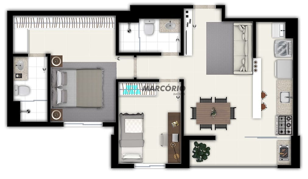 Apartamento à venda com 3 quartos, 68m² - Foto 20