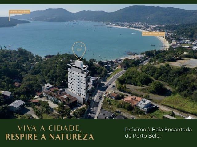 Apartamento com 92m² 3 quartos e 2 banheiros, à venda, no bairro Perequê em Porto Belo
