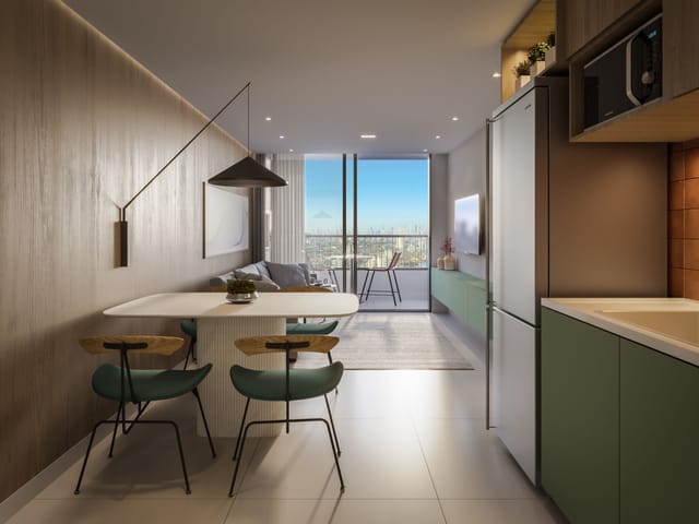 Apartamento com 40m² 1 quarto e 1 banheiro, à venda, no bairro Tabuleiro em Camboriú