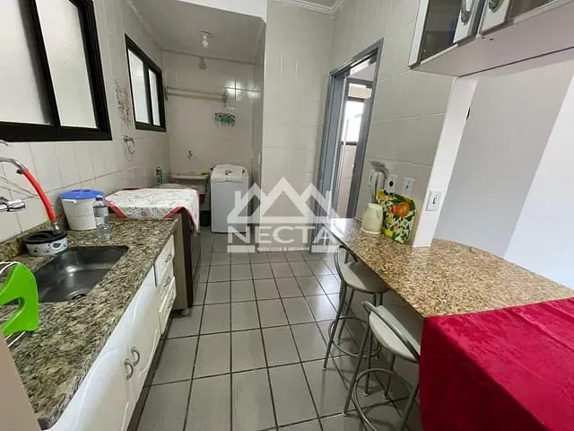 Apartamento com 56m² 1 quarto e 1 banheiro, à venda, no bairro Sumaré em Caraguatatuba
