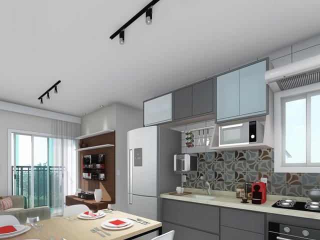 Apartamento com 57m² 2 quartos e 1 banheiro, à venda, no bairro Crispim em Pindamonhangaba
