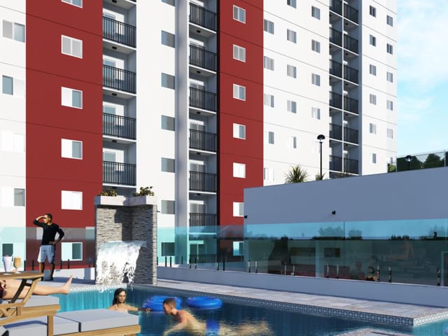 Apartamento com 57m² 2 quartos e 1 banheiro, à venda, no bairro Crispim em Pindamonhangaba