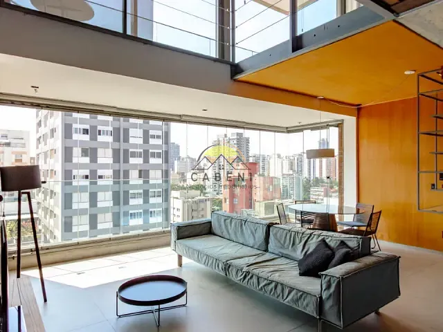 Apartamento com 108m² 1 quarto e 2 banheiros, à venda, no bairro Cerqueira César em São Paulo