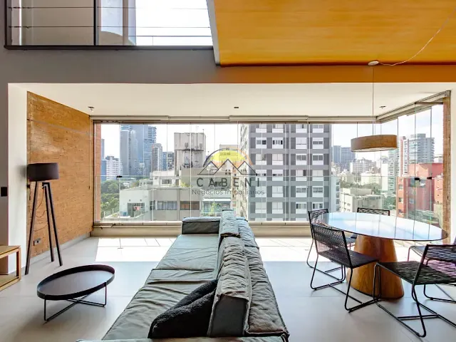Apartamento com 108m² 1 quarto e 2 banheiros, à venda, no bairro Cerqueira César em São Paulo