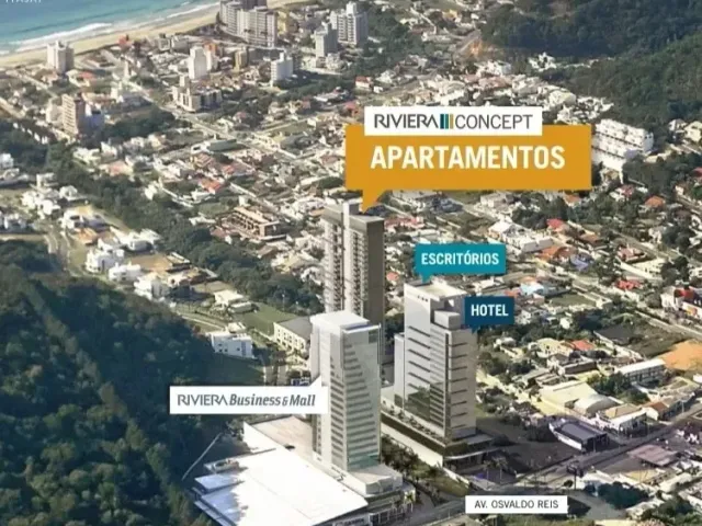 Apartamento com 71m² 2 quartos e 2 banheiros, à venda, no bairro Praia Brava de Itajaí em Itajaí