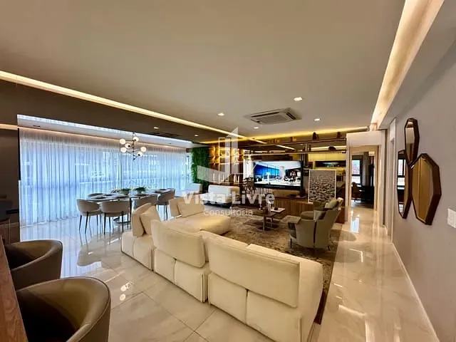 Apartamento com 138m² 3 quartos e 5 banheiros, à venda, no bairro Santo Amaro em São Paulo