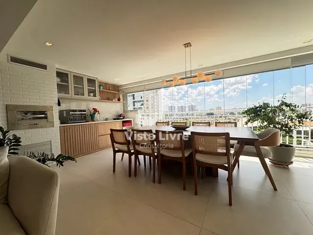 Apartamento com 136m² 3 quartos e 4 banheiros, à venda, no bairro Vila Anastácio em São Paulo