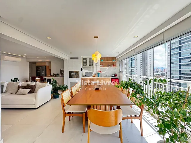 Apartamento com 136m² 3 quartos e 4 banheiros, à venda, no bairro Vila Anastácio em São Paulo