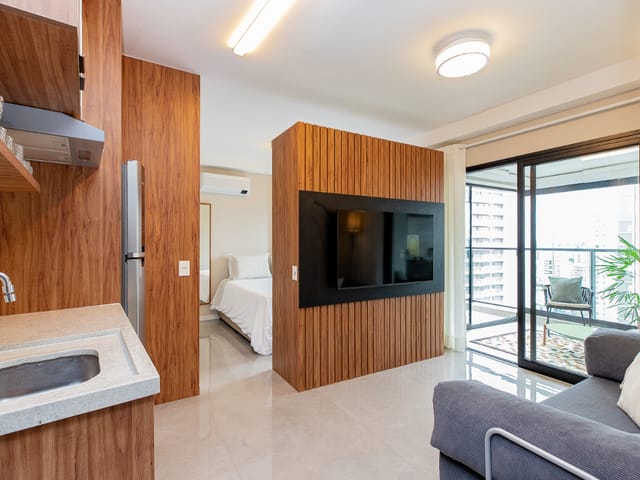 Apartamento com 42m² 1 quarto e 1 banheiro, à venda, no bairro Moema em São Paulo