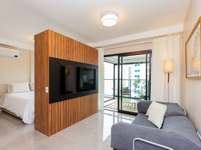 Apartamento com 42m² 1 quarto e 1 banheiro, à venda, no bairro Moema em São Paulo