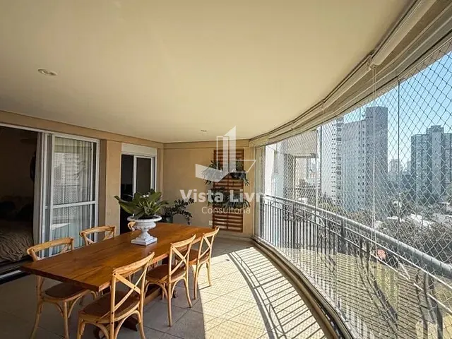 Apartamento com 178m² 4 quartos e 4 banheiros, à venda, no bairro Brooklin Paulista em São Paulo