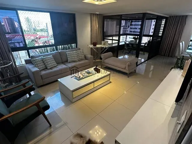 Apartamento 4 quartos e 3 banheiros, à venda, no bairro Graças em Recife