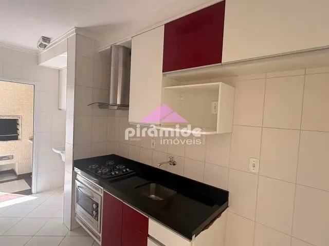 Apartamento com 72m² 2 quartos e 2 banheiros, para alugar, no bairro Parque Residencial Aquarius em São José dos Campos