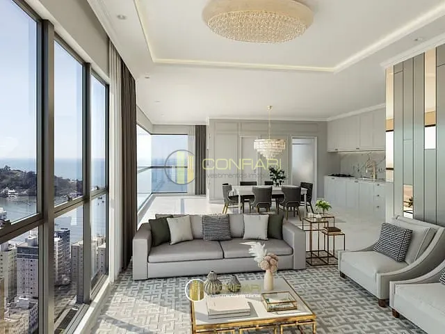Apartamento com 160m² 3 quartos e 4 banheiros, à venda, no bairro Centro em Itapema