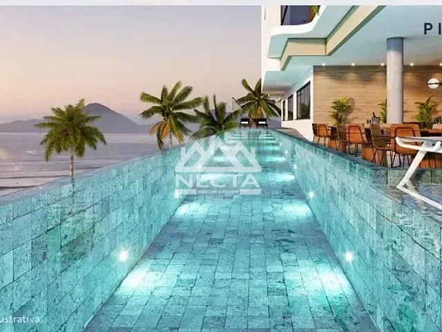 Apartamento com 81m² 3 quartos e 2 banheiros, à venda, no bairro Praia das Palmeiras em Caraguatatuba