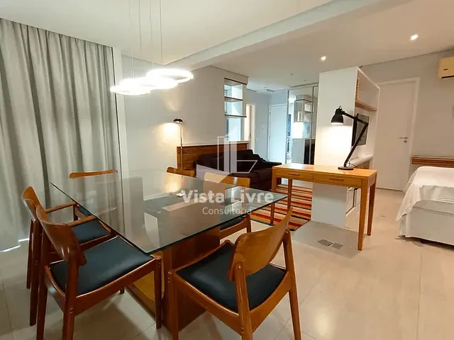 Apartamento com 54m² 1 quarto e 1 banheiro, à venda, no bairro Vila Nova Conceição em São Paulo