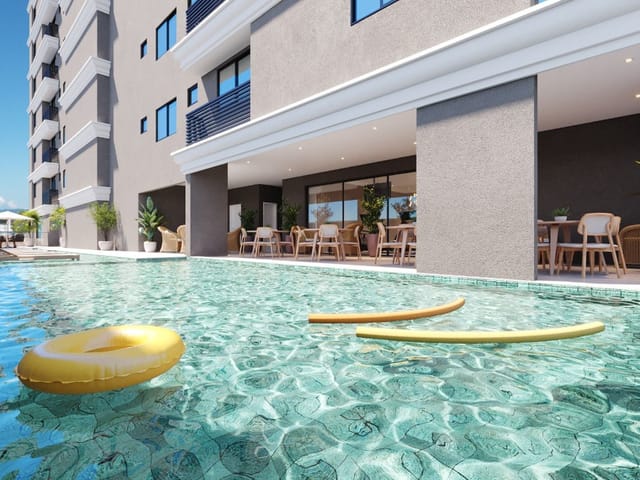 Apartamento com 68m² 2 quartos e 2 banheiros, à venda, no bairro Morretes em Itapema