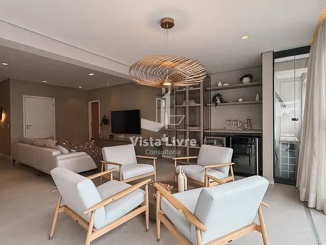 Apartamento com 196m² 3 quartos e 5 banheiros, à venda, no bairro Chácara Santo Antônio (Zona Sul) em São Paulo