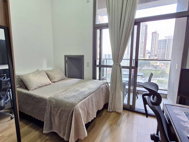 Apartamento com 25m² 1 quarto e 1 banheiro, à venda, no bairro Brooklin em São Paulo