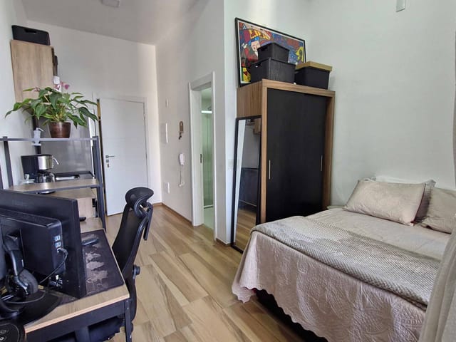Apartamento com 25m² 1 quarto e 1 banheiro, à venda, no bairro Brooklin em São Paulo