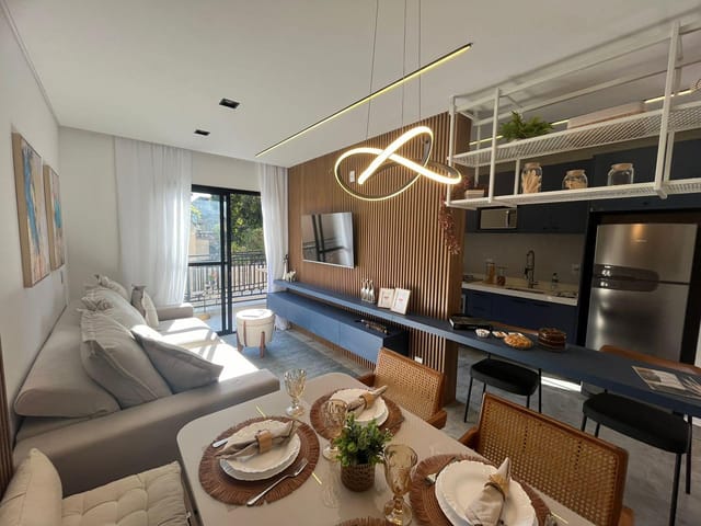 Apartamento 2 quartos e 2 banheiros, à venda, no bairro Tabaú em Pindamonhangaba