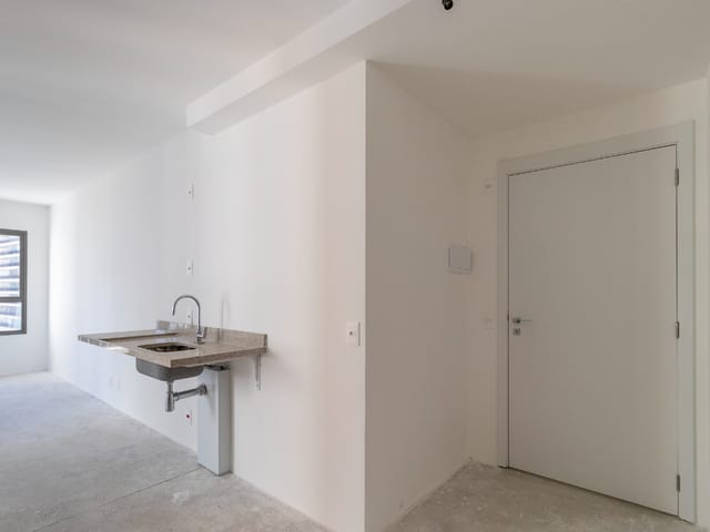 Apartamento com 32m² 1 quarto e 1 banheiro, à venda, no bairro Santo Amaro em São Paulo