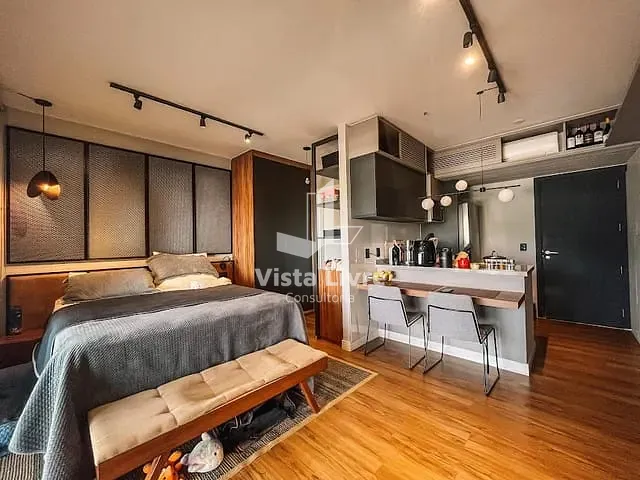 Apartamento com 45m² 1 quarto e 1 banheiro, à venda, no bairro Vila Nova Conceição em São Paulo