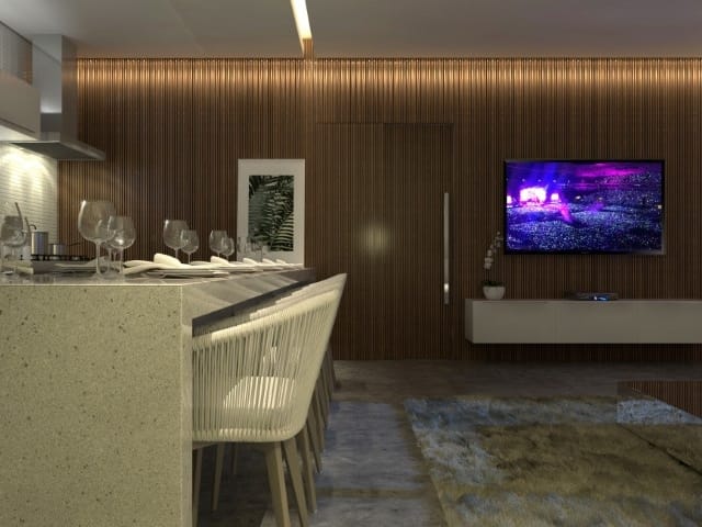 Apartamento com 117m² 2 quartos e 3 banheiros, à venda, no bairro Praia Brava de Itajaí em Itajaí
