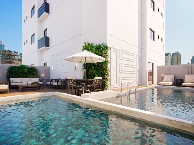 Apartamento com 64m² 2 quartos e 3 banheiros, à venda, no bairro Morretes em Itapema